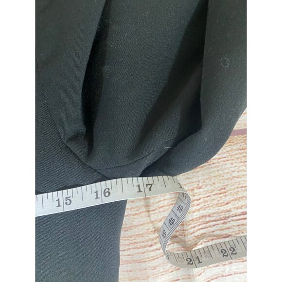 Vintage Cache Women's Black Ruched Button Front Blazer - 6 - Picture 6 of 12